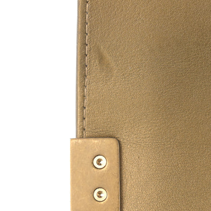 Chanel Metallic Patent Calfskin Quilted Medium Boy Flap Gold 12 of 16