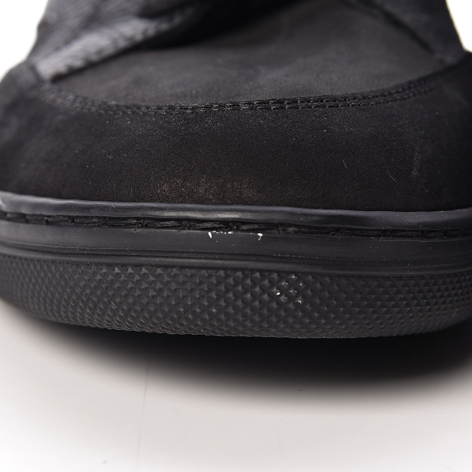 Louis Vuitton Calfskin Suede Monogram Cliff Top Wedge Sneakers 41 Black 10 of 13