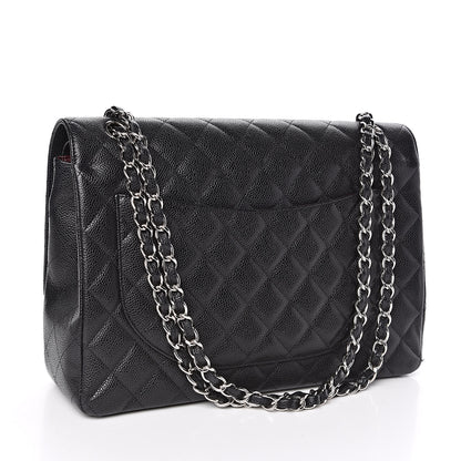 Chanel Caviar Quilted Maxi Double Flap Black 3 of 15