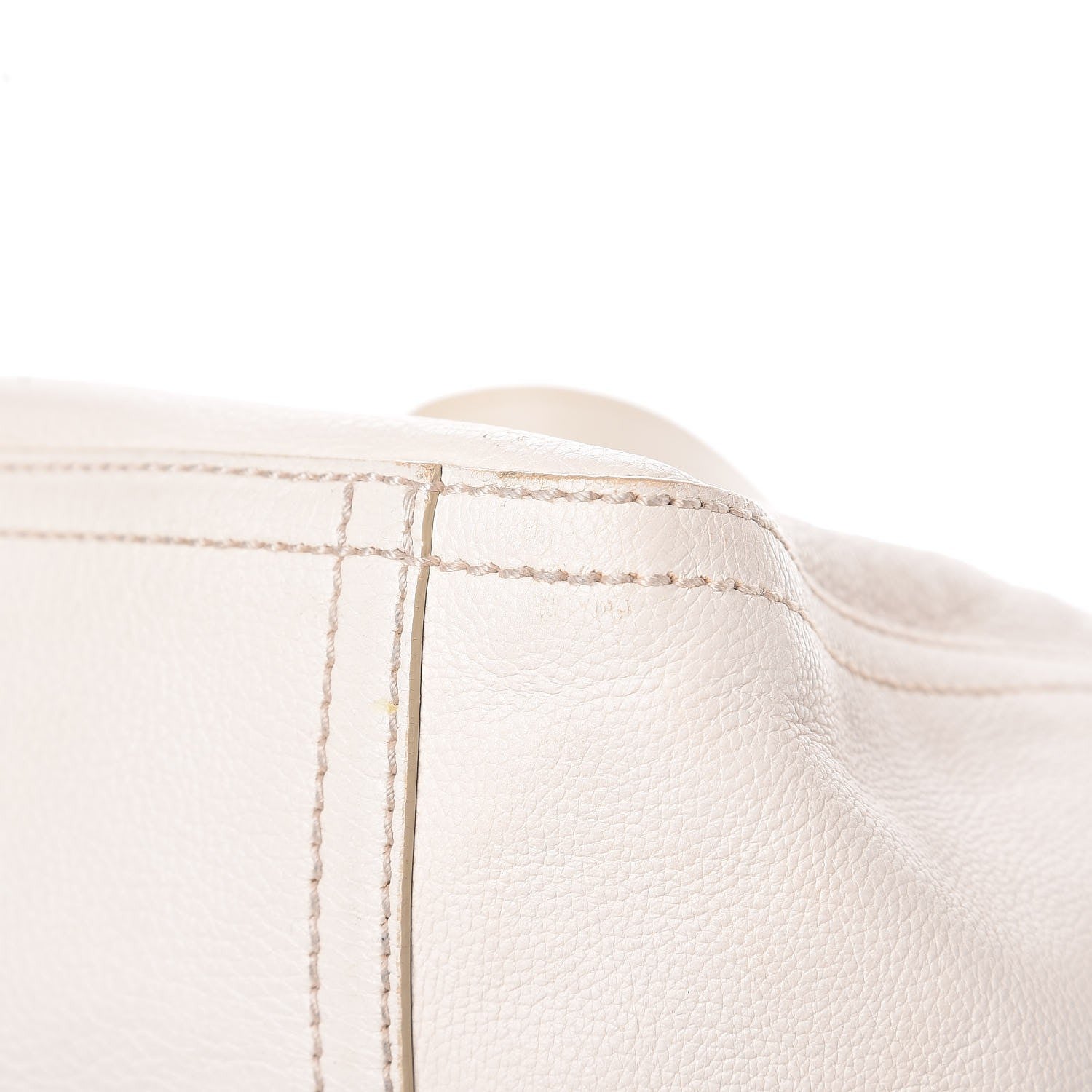 Saint Laurent Calfskin Large Downtown Tote Ivory 17 of 20
