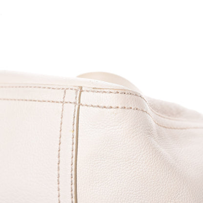 Saint Laurent Calfskin Large Downtown Tote Ivory 17 of 20