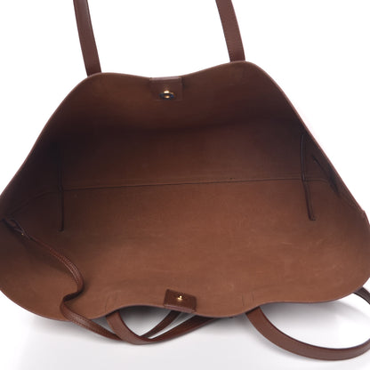 Saint Laurent Calfskin Large Shopping Tote Old Brandy 6 of 9