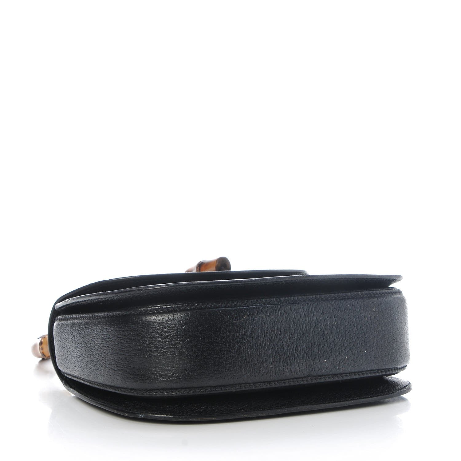 Gucci Calfskin Bamboo Small Top Handle Bag Black 4 of 7