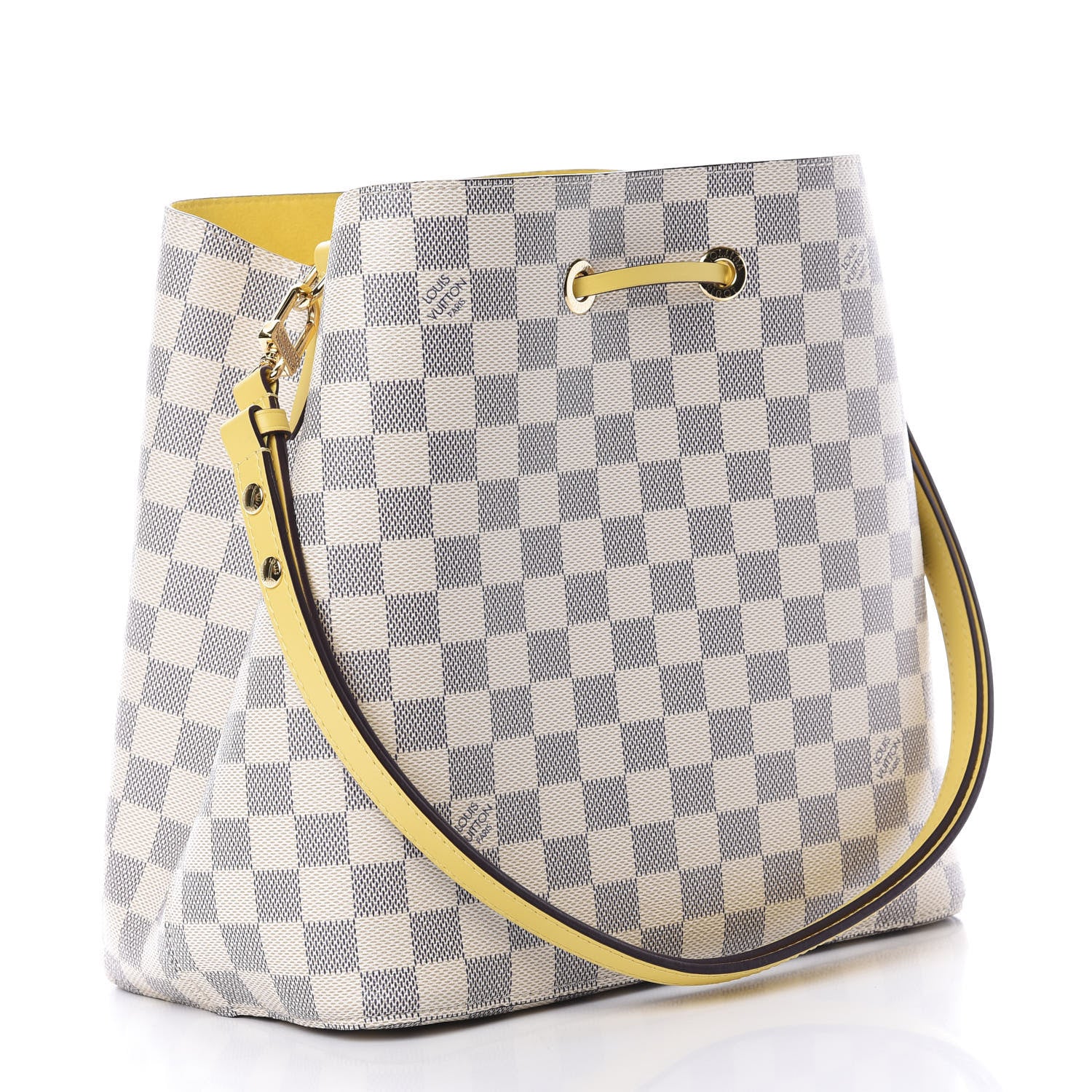 Louis Vuitton Damier Azur Neonoe MM Pineapple 3 of 11