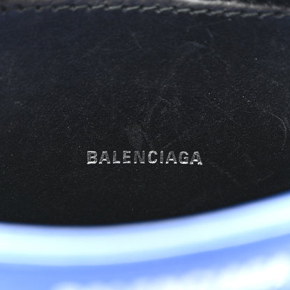 Balenciaga Smooth Calfskin Kittens Logo XS Everyday Camera Bag Electric Blue White 6 of 13