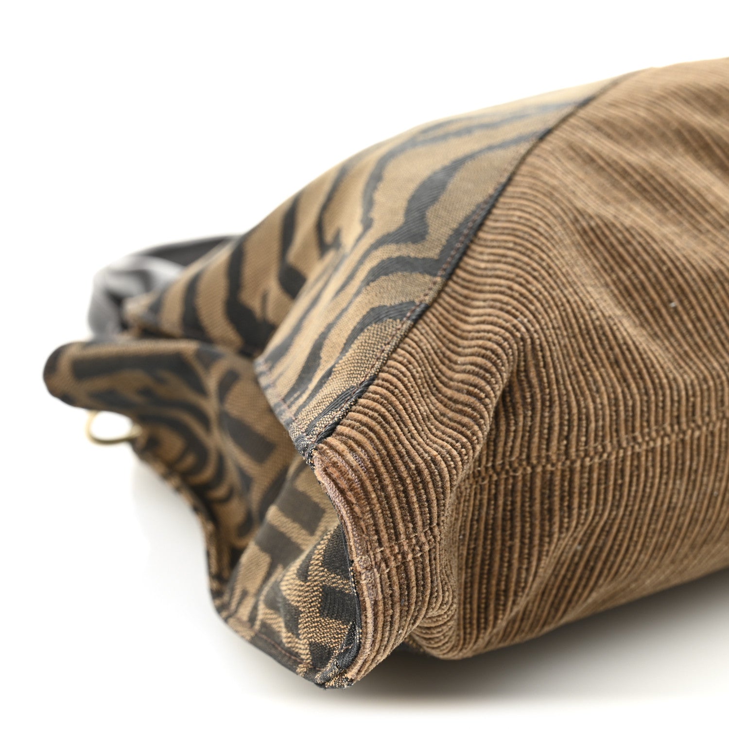 Fendi Zucca Large Devil Trapezio Tote Tobacco 1770616 – FASHIONPHILE