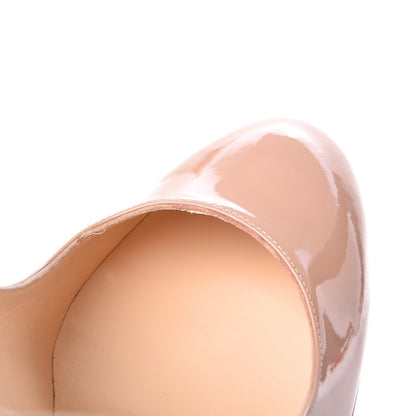 Christian Louboutin Patent Bianca 140 Pumps 40.5 Nude 9 of 11