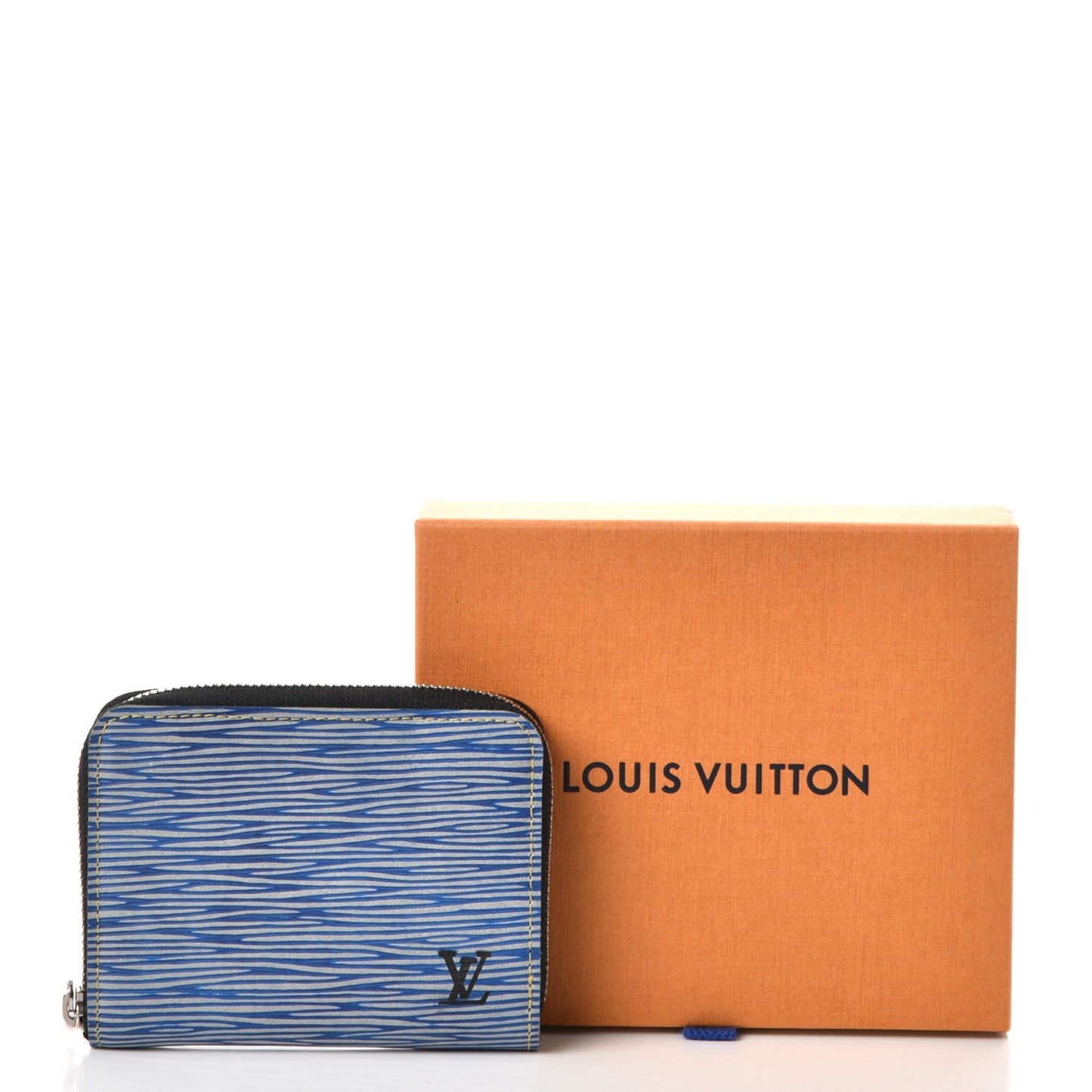 Epi Zippy Coin Purse Denim Light