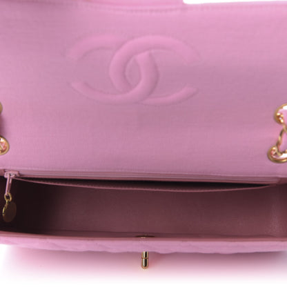 Chanel Jersey Quilted Medium Single Flap Pink 5 of 9