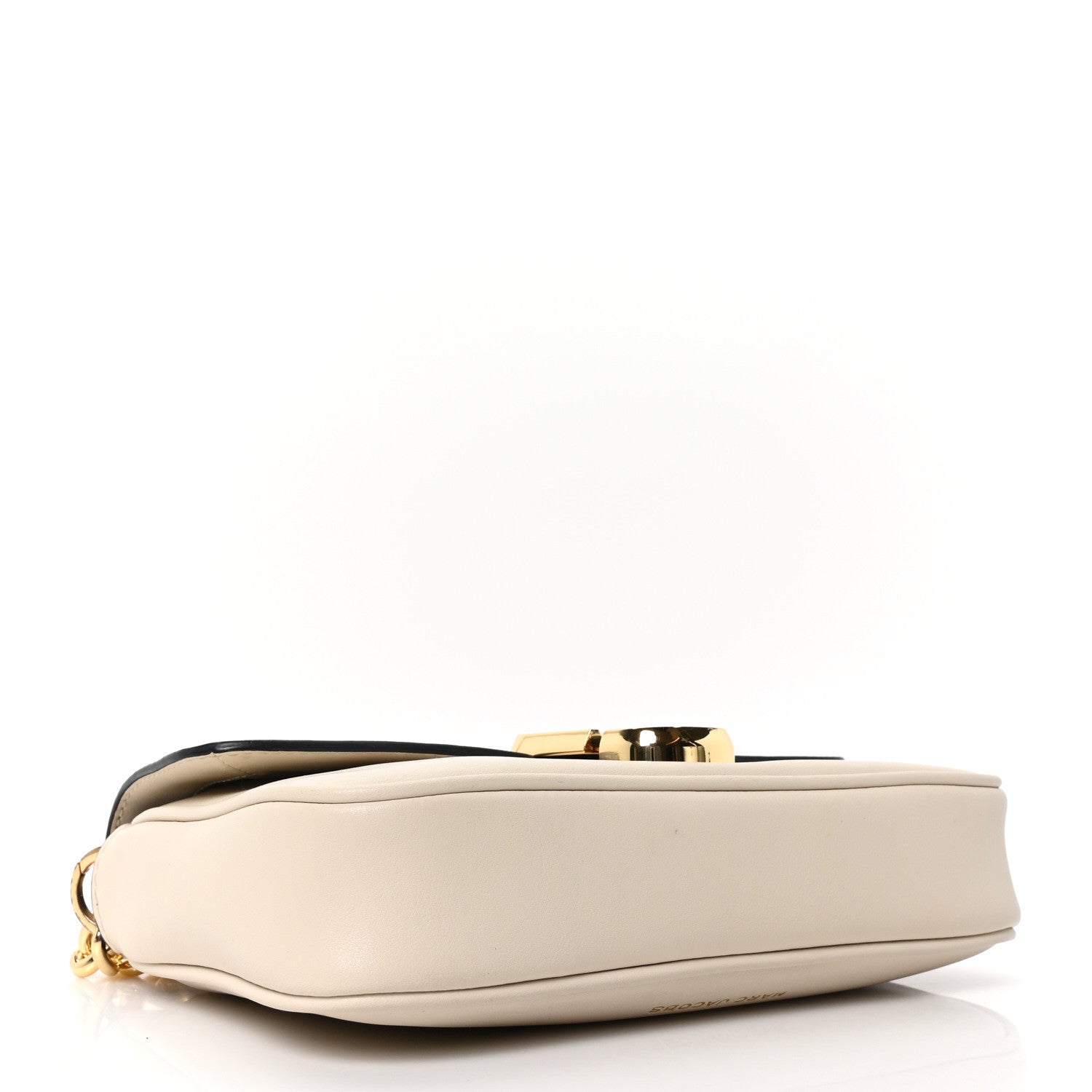 Marc Jacobs Calfskin The J Marc Shoulder Bag Cloud White 4 of 10