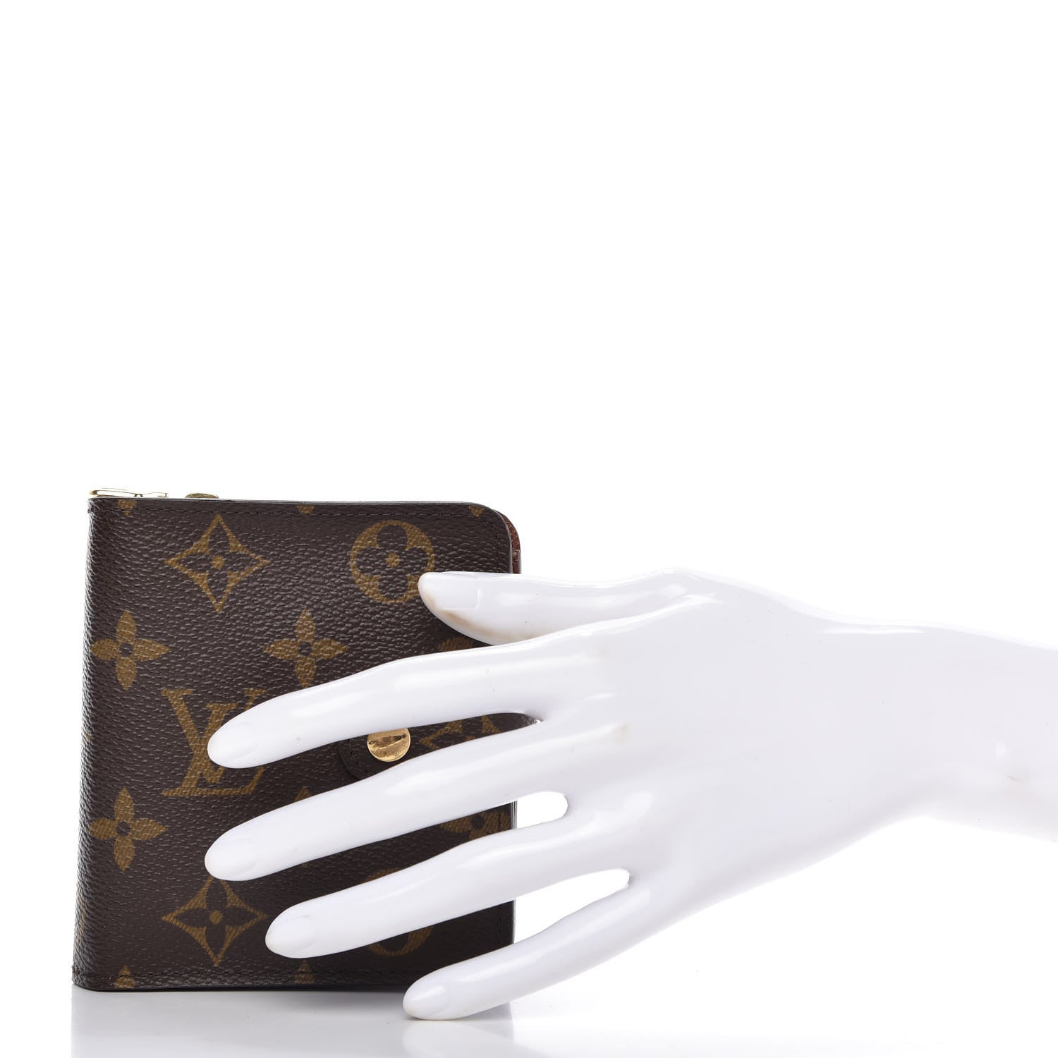 Louis Vuitton Monogram Compact Zippe Zipped Wallet 2 of 7