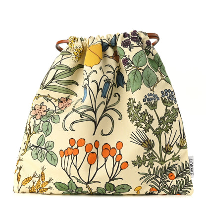 Loewe Canvas Herbarium Print Small Drawstring Pouch Multicolor 1 of 7