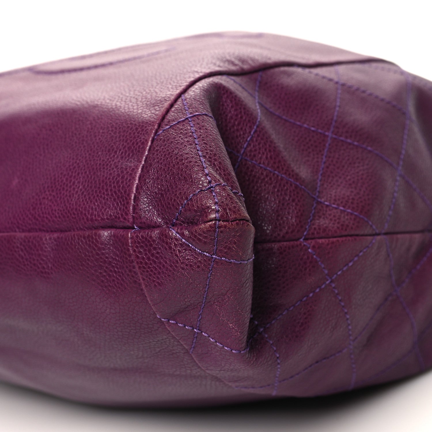 Chanel Caviar 31 Drawstring Tote Purple 10 of 10