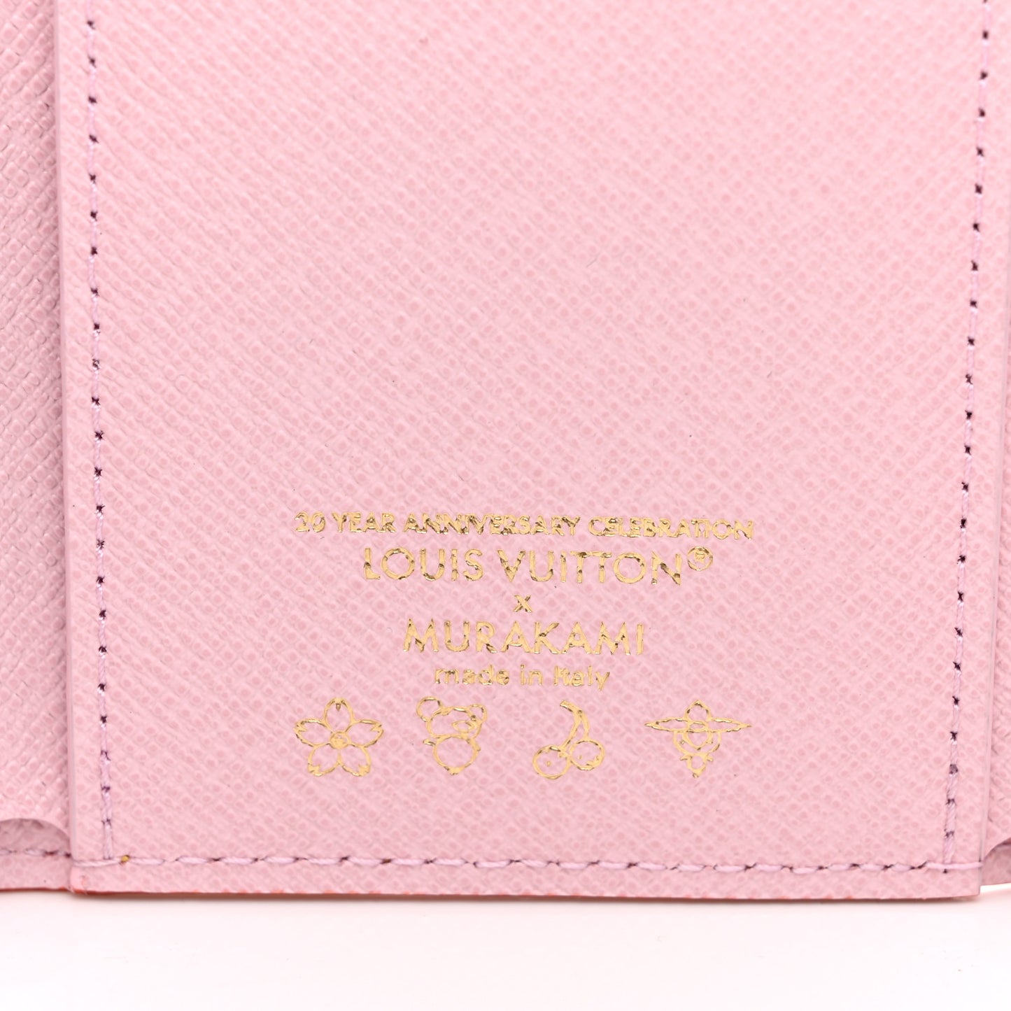 LV X TM Monogram Cherry Blossom Victorine Wallet Sakura Brown