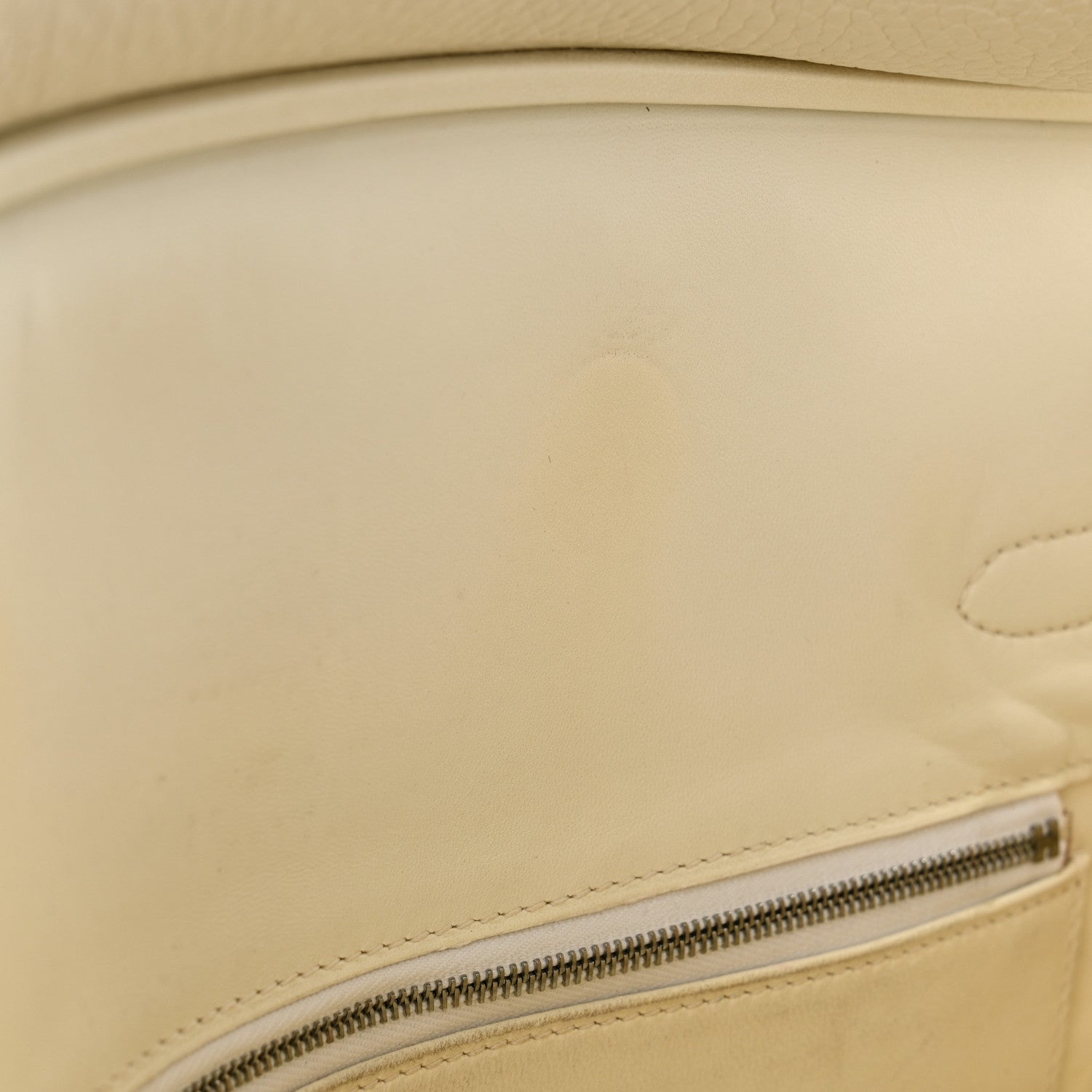 Hermes Toile Taurillon Clemence Birkin 35 White 16 of 33