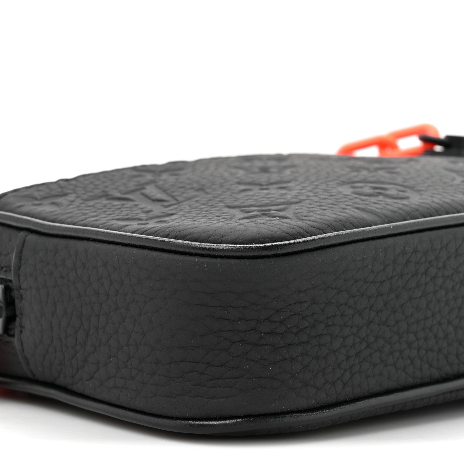 Louis Vuitton Taurillon Monogram Uniformes Solar Ray Soft Pochette Volga Belt Bag Black 9 of 9