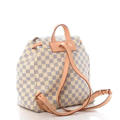 Louis Vuitton Damier Azur Sperone Backpack 3 of 9