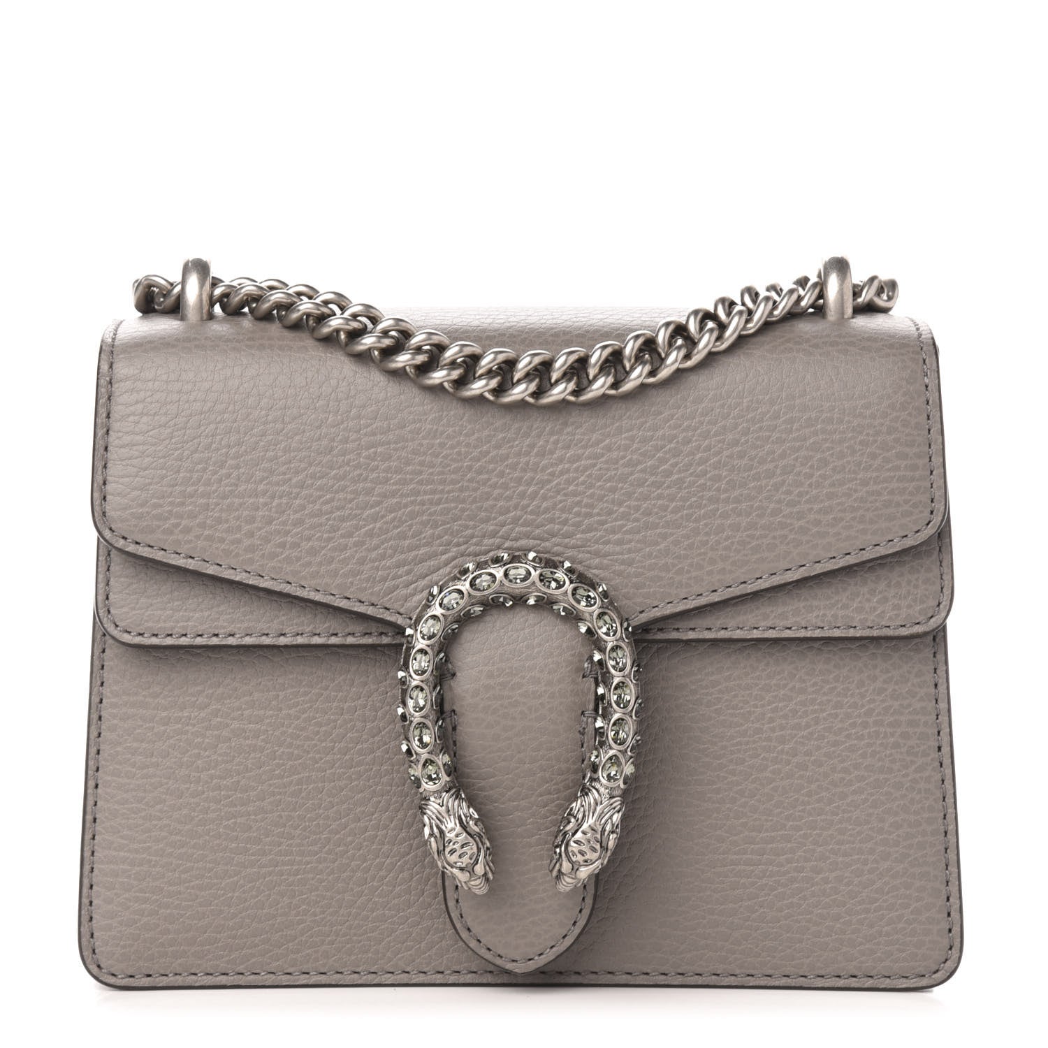 Gucci Calfskin Mini Dionysus Shoulder Bag Dusty Grey 1 of 11