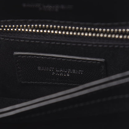 Saint Laurent Calfskin Y Quilted Monogram Toy Loulou Crossbody Bag Black 6 of 11