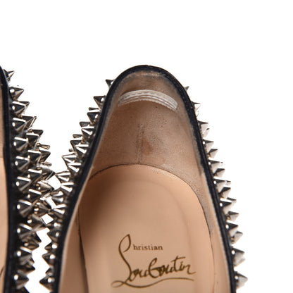 Christian Louboutin Nappa Pigalle Plato Spikes 120 Pumps 34.5 Black 12 of 13