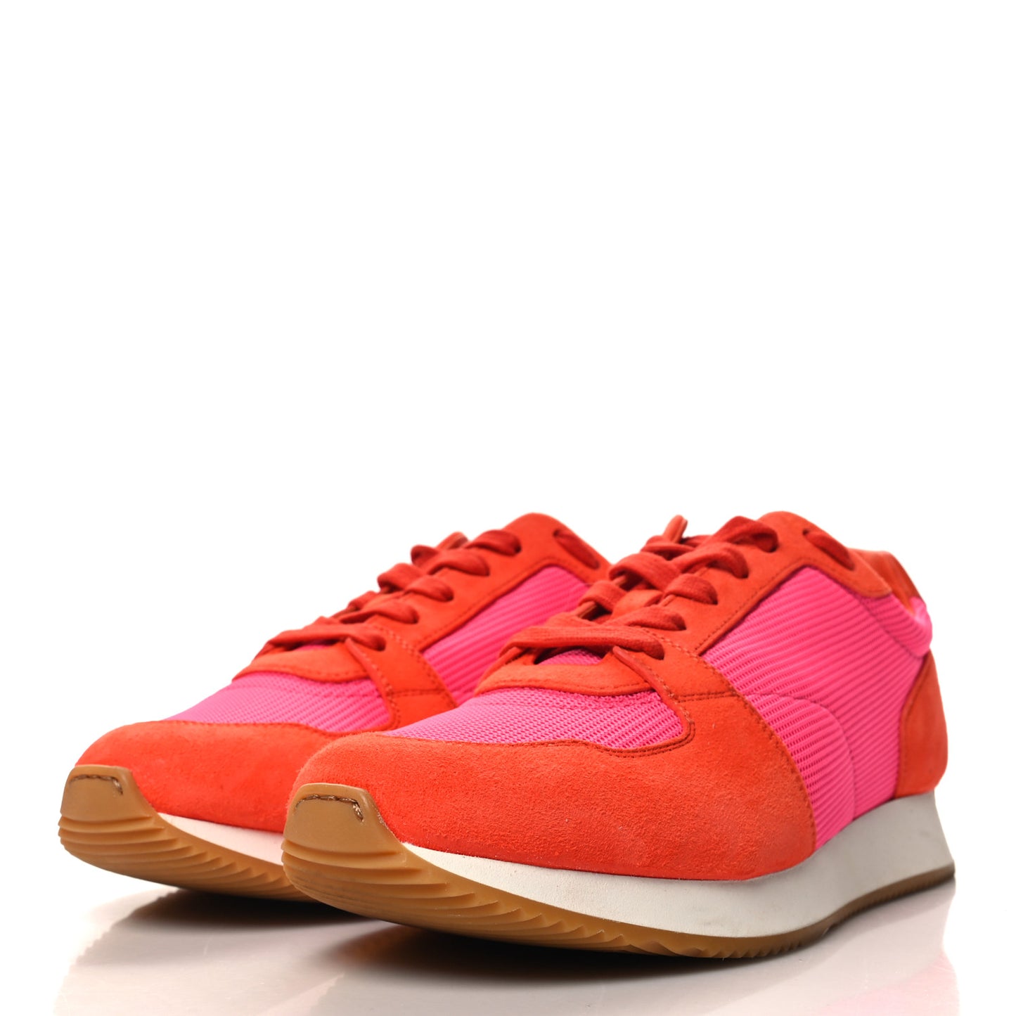 Suede Goatskin Technical Mesh Womens Escape Sneakers 37.5 Rose Sorbet