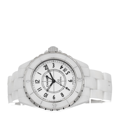 Chanel Stainless Steel Ceramic 38mm J12 Automatic Watch White 2 of 4