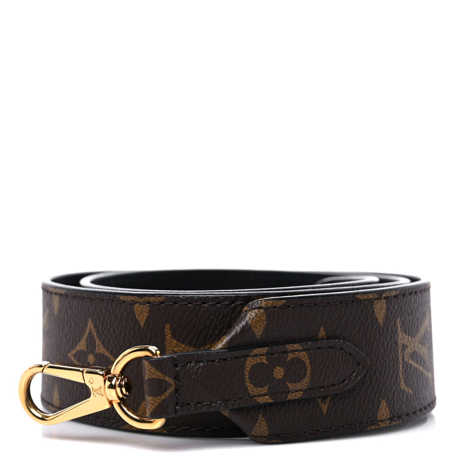 Louis Vuitton Monogram Bandouliere Shoulder Strap Black 1 of 3