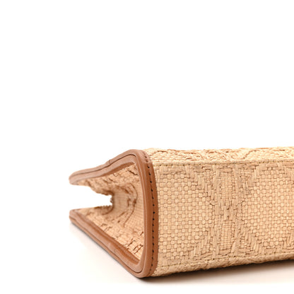 Christian Dior Raffia Cannage 30 Montaigne Dea Pouch Natural 7 of 8