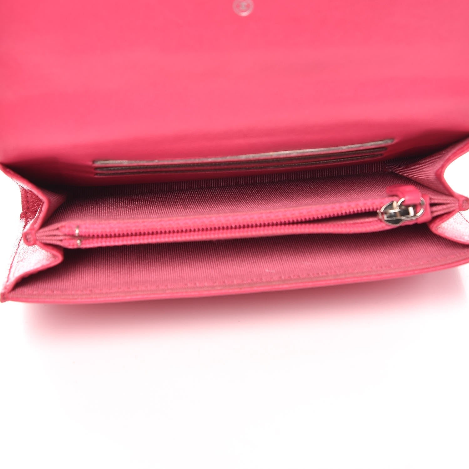 Chanel Lambskin Quilted Small Flap Wallet Pink 5 of 12