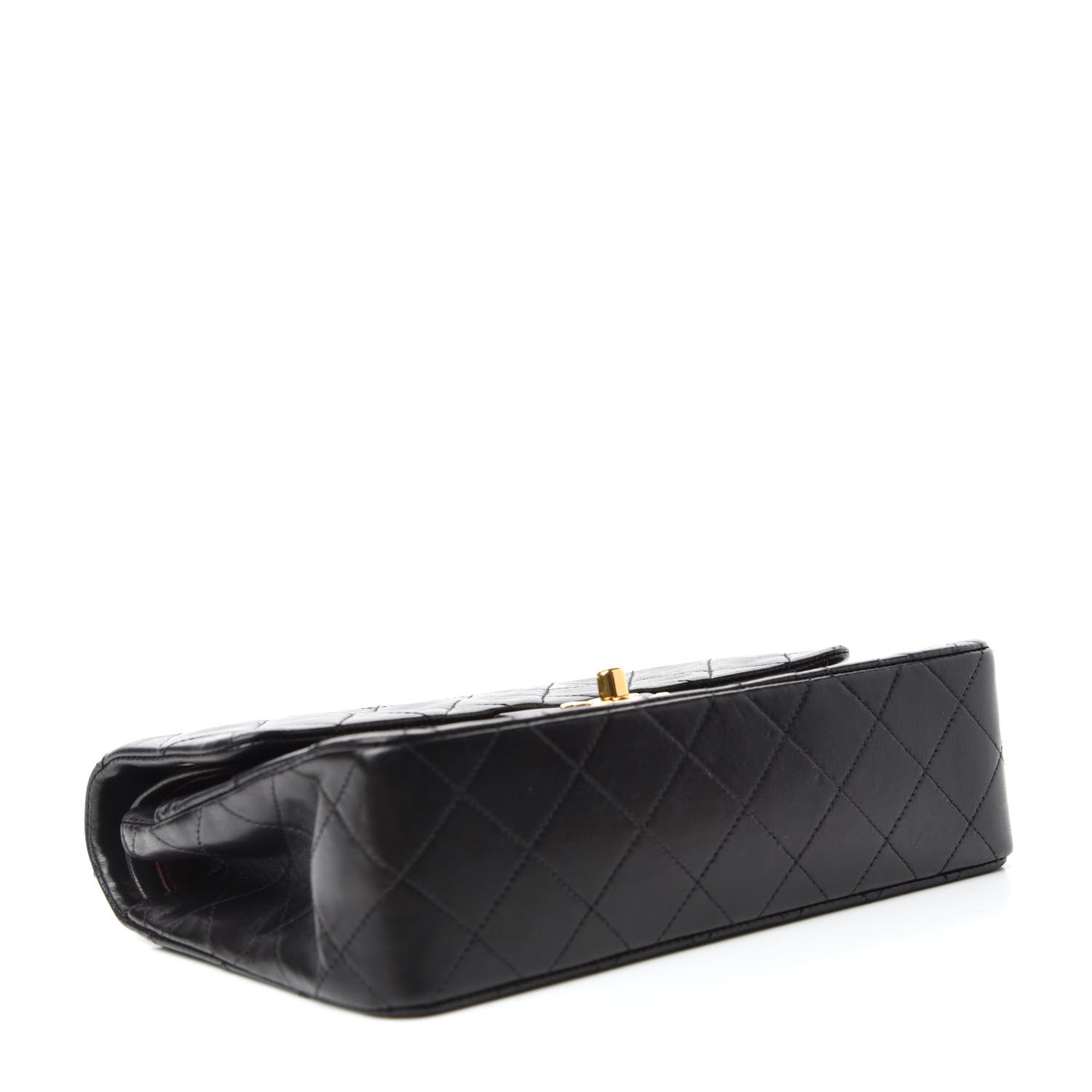 Chanel Lambskin Quilted Small Double Flap Black 4 of 13