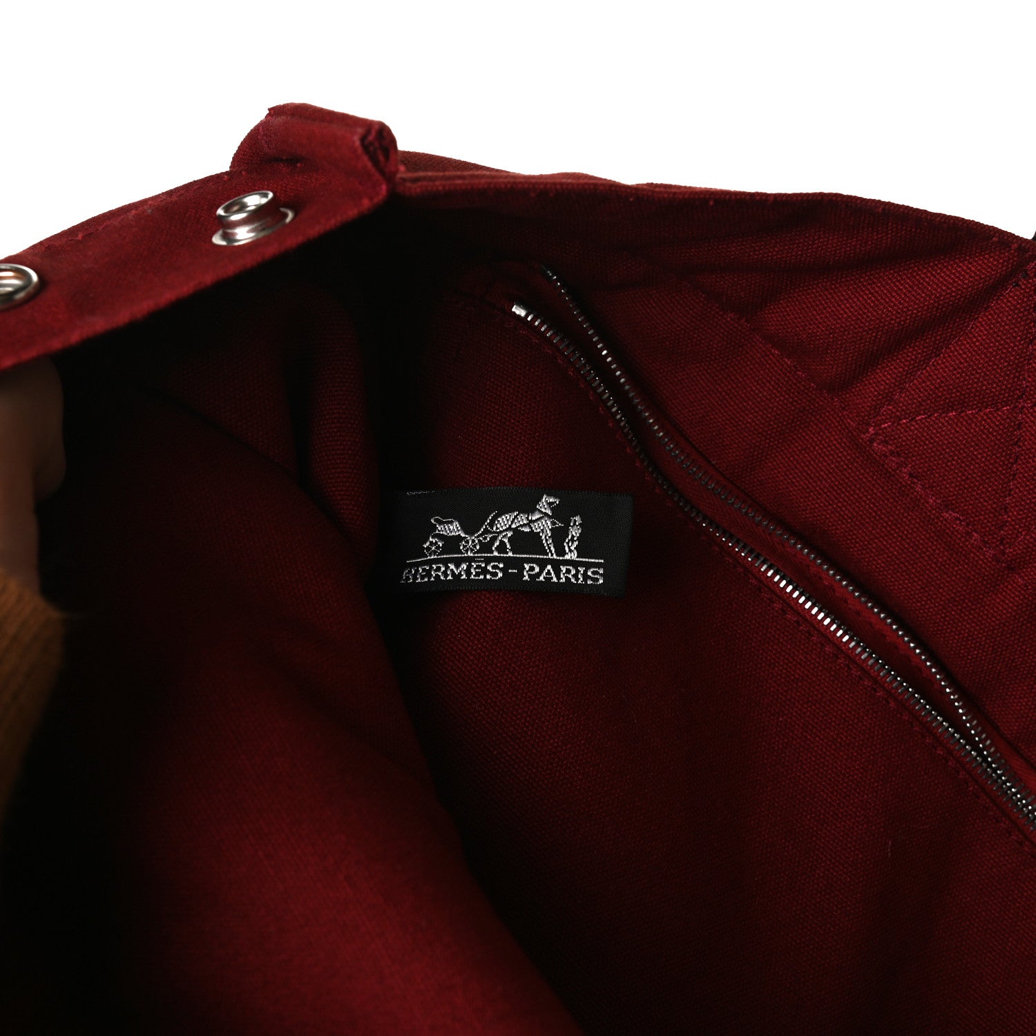Hermes Canvas Fourre Tout MM Red 6 of 24