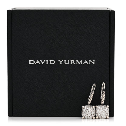 David Yurman Sterling Silver Diamond Chatelaine Drop Earrings 5 of 5
