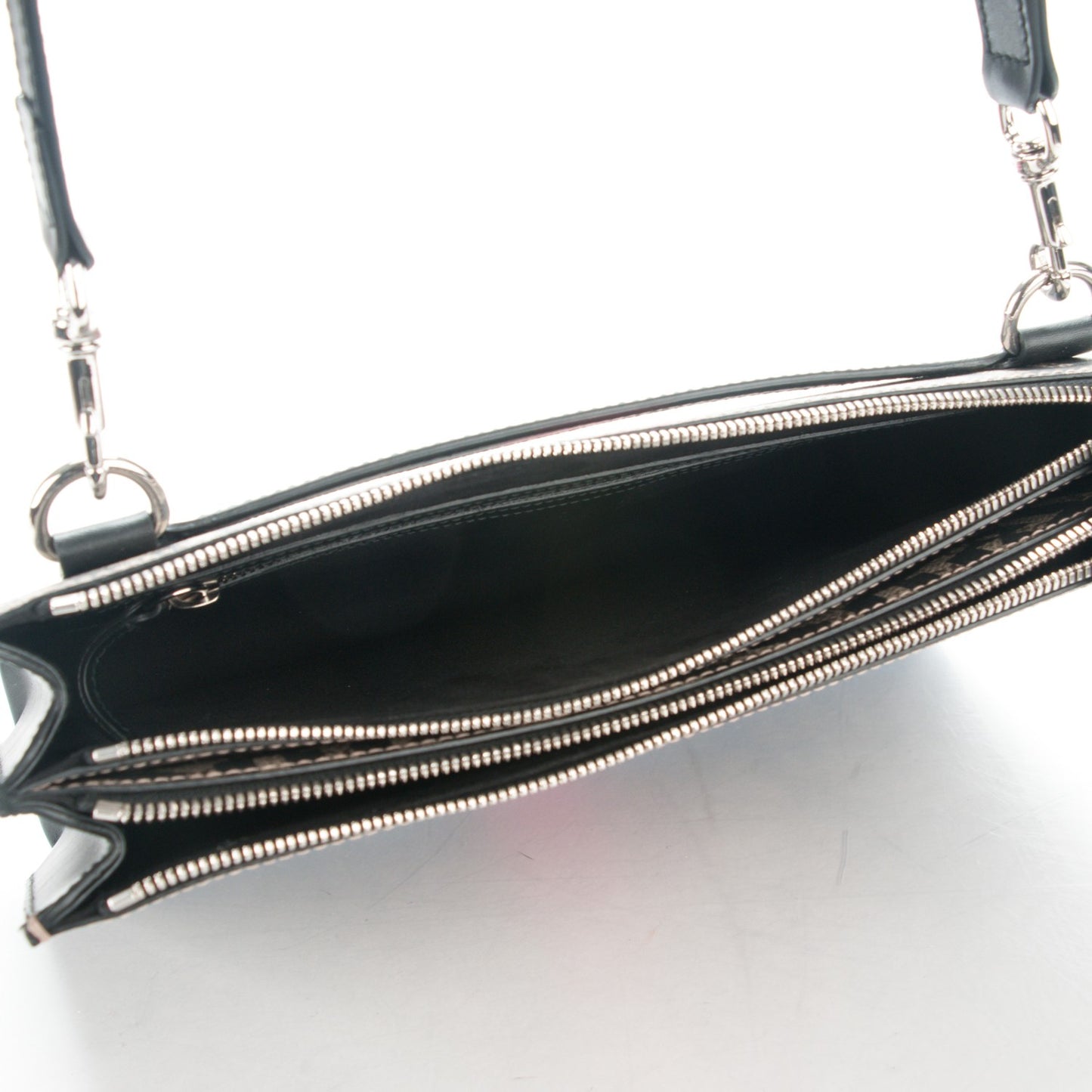 GG Supreme Monogram Caleido Web Messenger Beige Ebony