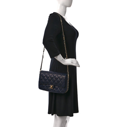 Chanel Caviar Quilted Small CC You Flap Dark Blue 2 of 13