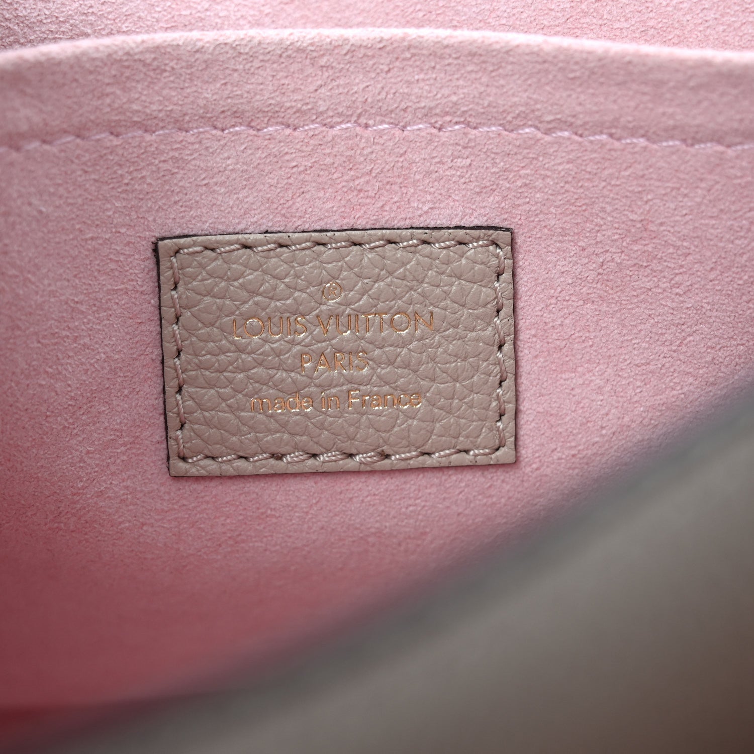 Louis Vuitton Soft Calfskin Mylockme Chain Bag BB Greige 6 of 9