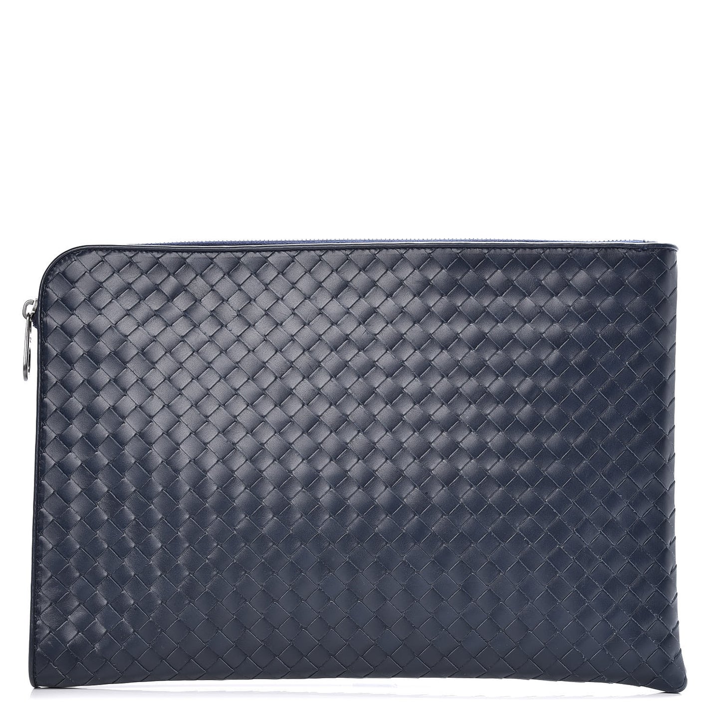 Calfskin Intrecciato Small Document Light Tourmaline