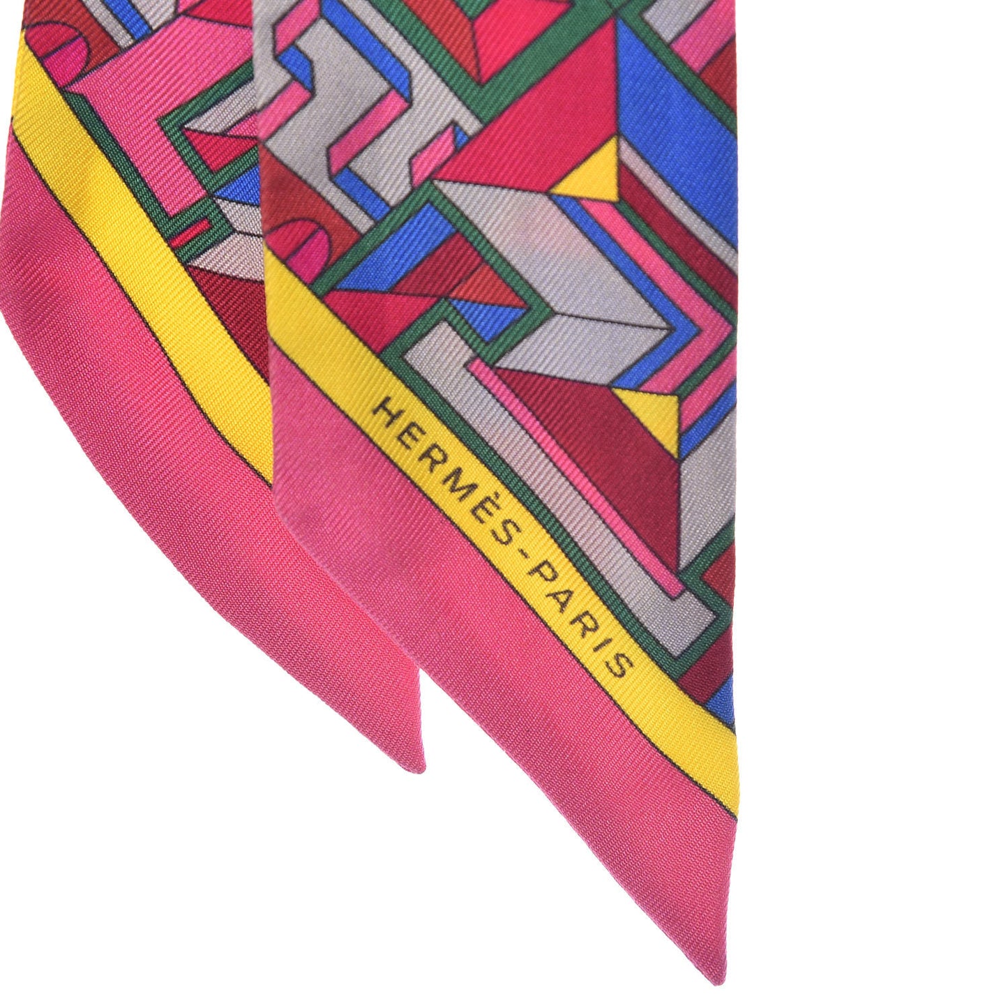 Silk Le Fil d'Ariane Twilly Rose Vif Jaune Bleu