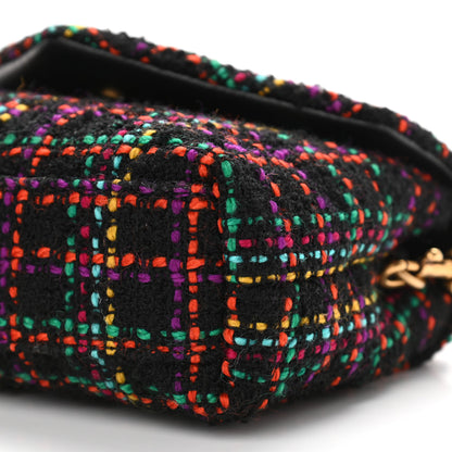 Saint Laurent Tweed Toy Loulou Shoulder Bag Black 10 of 12