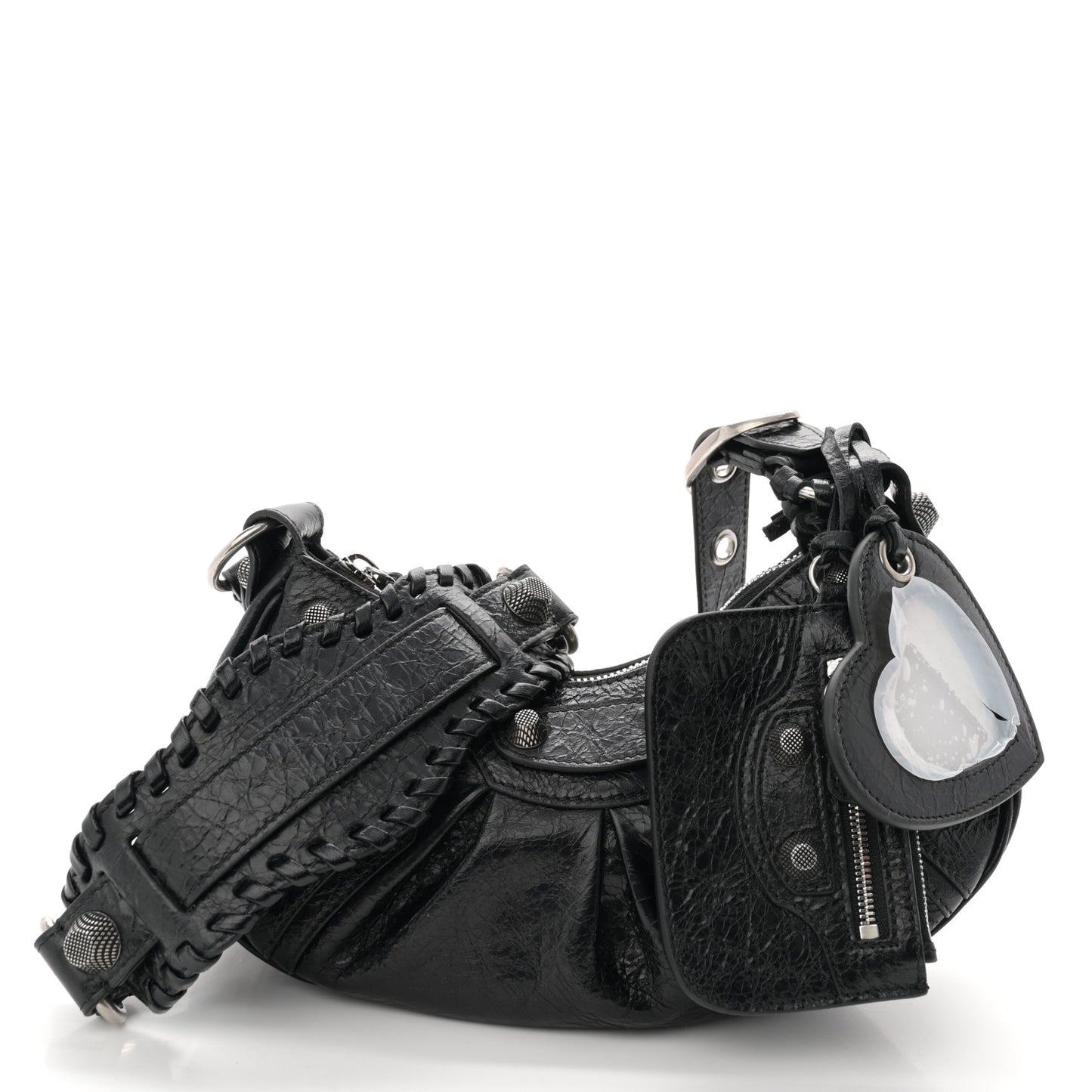 Agneau Arena Le Cagole Shoulder Bag XS Black