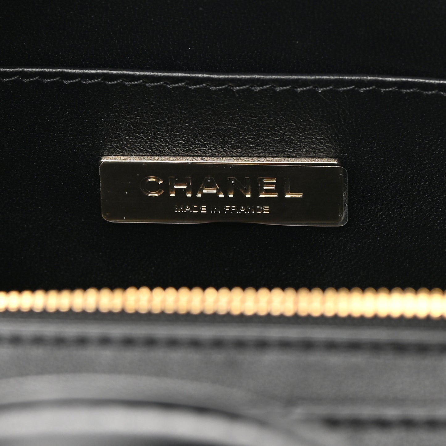 Calfskin Quilted Small Studded Square Vanity Case Black