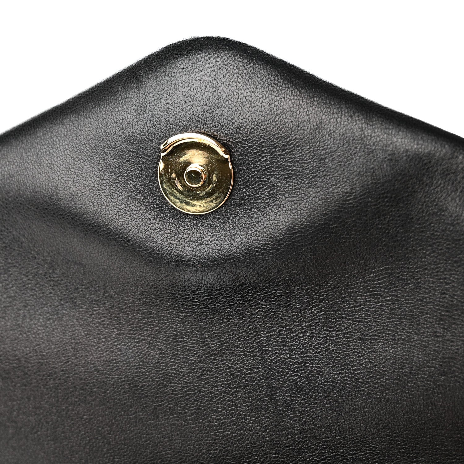 Saint Laurent Lambskin Quilted Sade Puffer Envelope Clutch Black 11 of 13