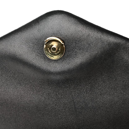 Saint Laurent Lambskin Quilted Sade Puffer Envelope Clutch Black 11 of 13