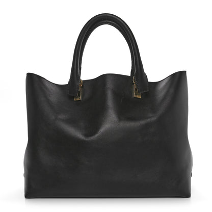 Chloe Grained Calfskin Baylee Tote Street Black 1 of 9