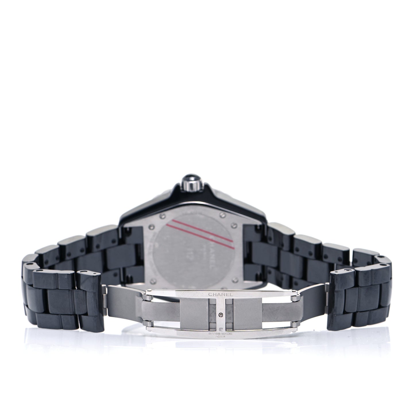 Stainless Steel Ceramic Diamond Bezel 38mm J12 Automatic Watch Black