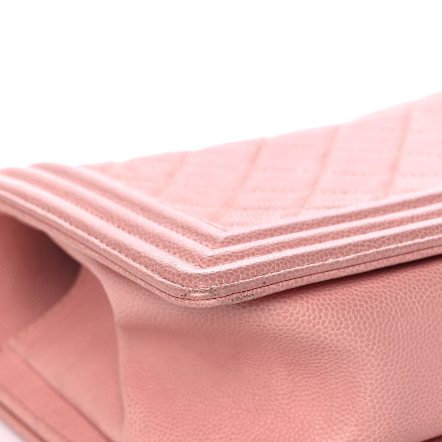 Chanel Caviar Quilted Medium Boy Flap Pink 10 of 13