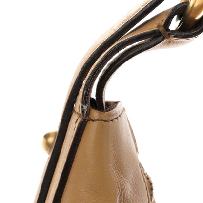 Gucci Calfskin Medium Horsebit Chain Hobo Tan 11 of 12