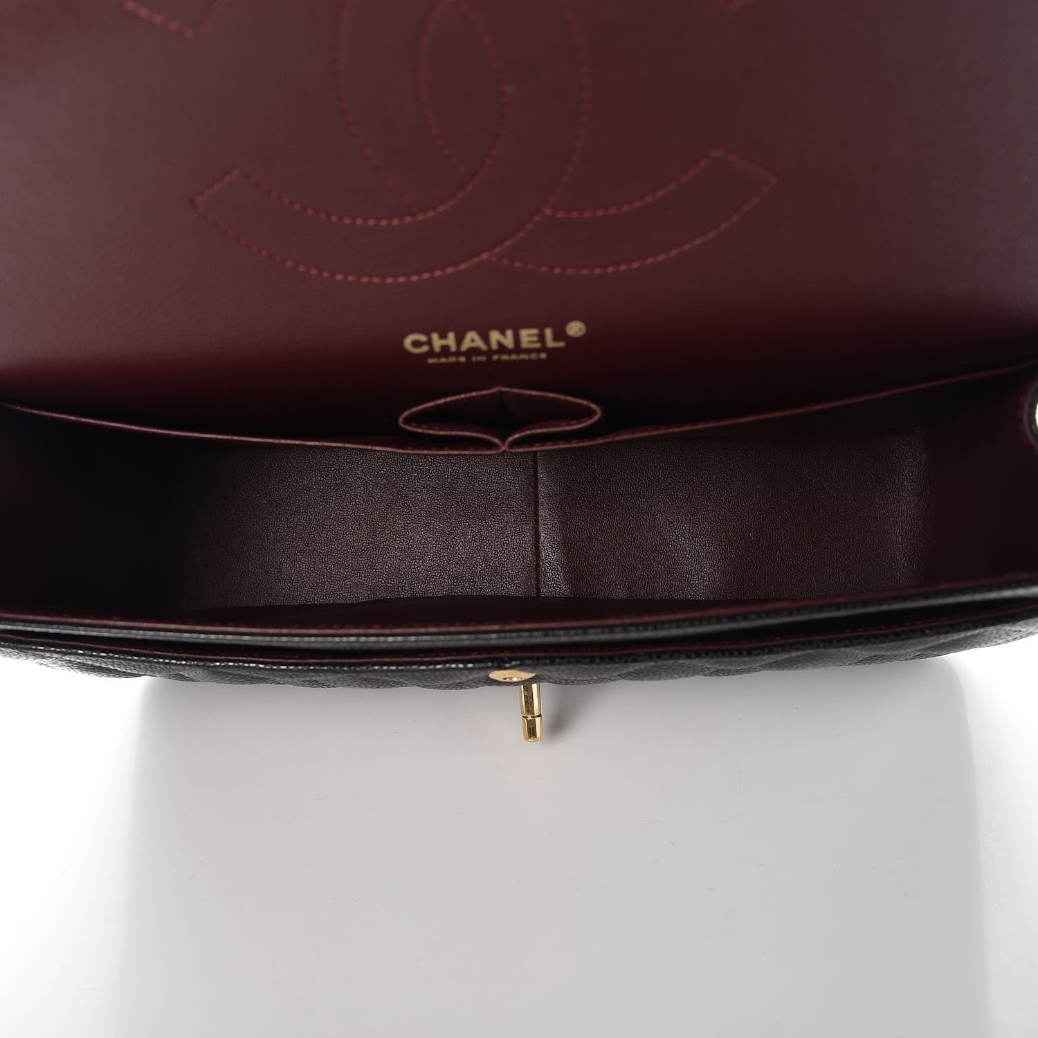 Chanel Caviar Quilted Jumbo Double Flap Black 6 of 8
