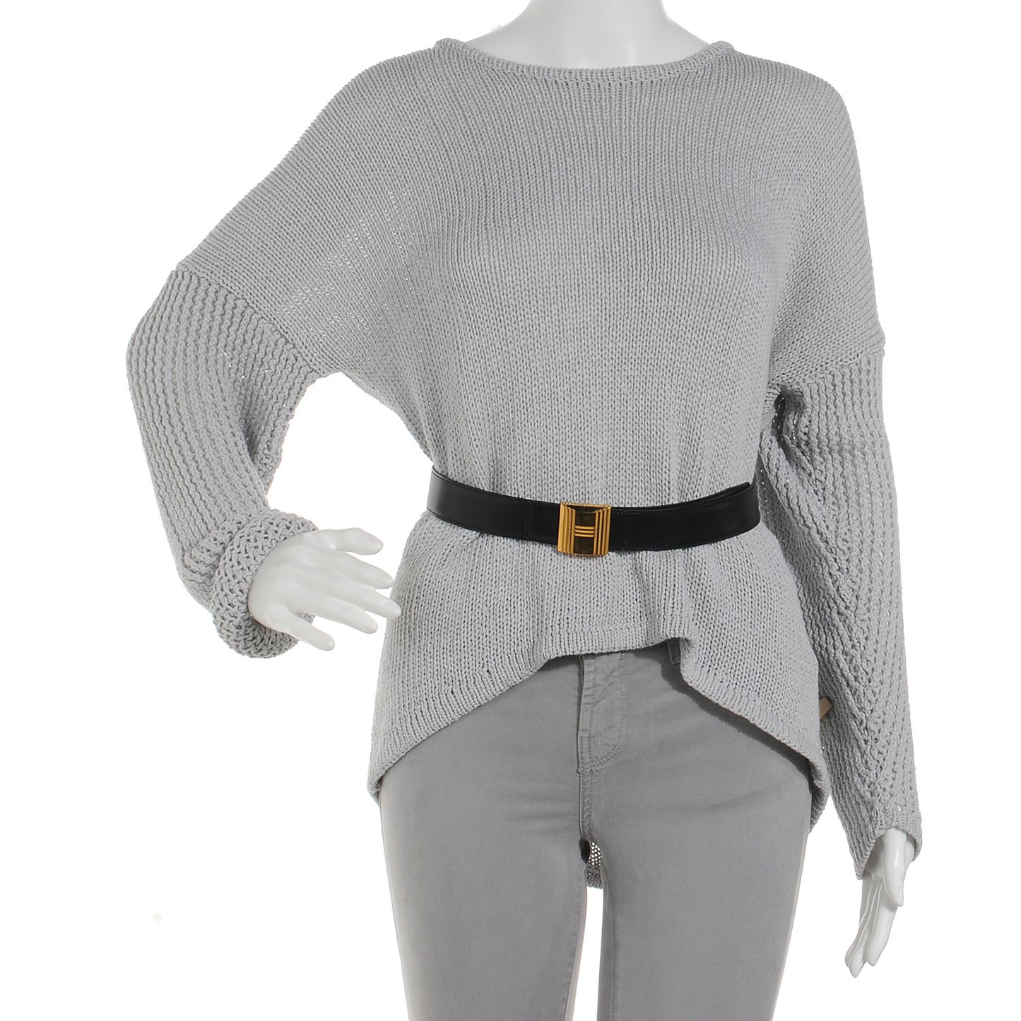 Togo Box Reversible Cadena 32mm H Belt Gold and Noir 75