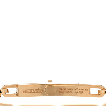 Hermes 18K Yellow Gold PM Kelly Chaine Bracelet XS 3 of 4