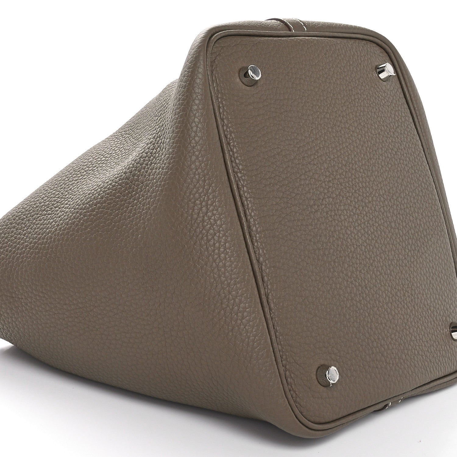 Hermes Taurillon Clemence Picotin Lock 22 MM Etoupe 9 of 10